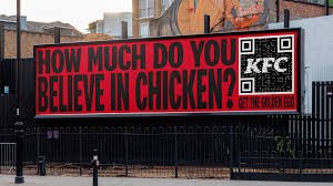 In a world asking you to believe in everything… KFC just wants you to believe in chicken